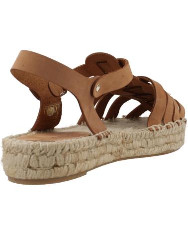 Sandals-De-Mujer-YELLOW-ALPARGATAS-MUJER-MODELO-NEUS-COLOR-MARRON-TABACO