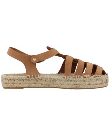 Sandals-De-Mujer-YELLOW-ALPARGATAS-MUJER-MODELO-NEUS-COLOR-MARRON-TABACO