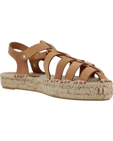 Sandals-De-Mujer-YELLOW-ALPARGATAS-MUJER-MODELO-NEUS-COLOR-MARRON-TABACO