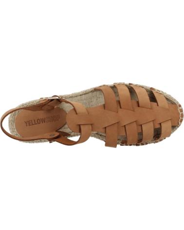 Sandals-De-Mujer-YELLOW-ALPARGATAS-MUJER-MODELO-NEUS-COLOR-MARRON-TABACO