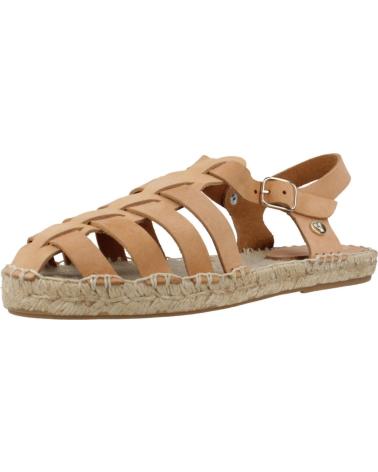 Sandals-De-Mujer-YELLOW-ALPARGATAS-MUJER-MODELO-NEUS-COLOR-MARRON-CUERO