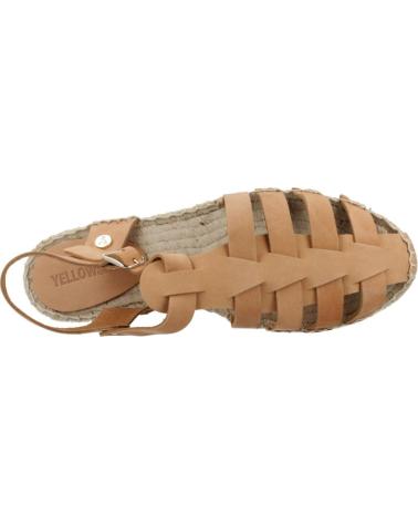 Sandals-De-Mujer-YELLOW-ALPARGATAS-MUJER-MODELO-NEUS-COLOR-MARRON-CUERO