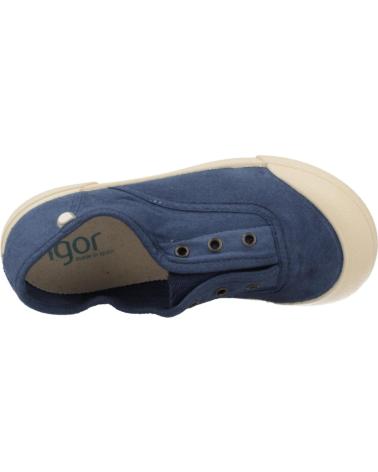 Sportif pour Garçon IGOR ZAPATILLAS NINA MODELO S10330 COLOR AZUL MARINO