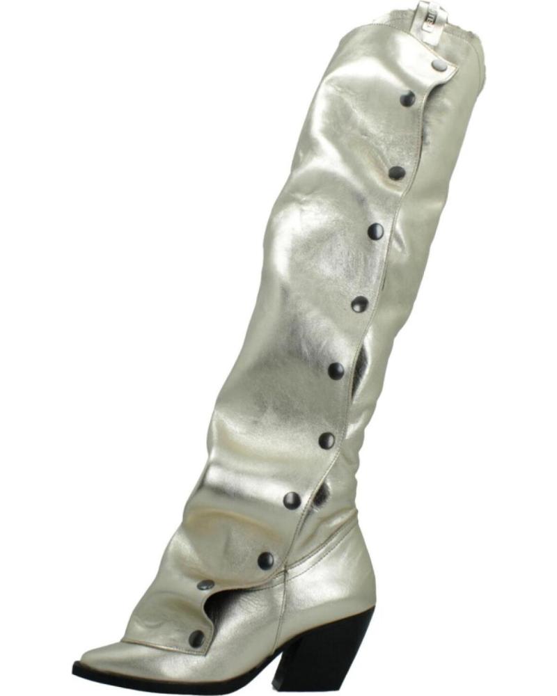 Botas-De-Mujer-YELLOW-BOTAS-MUJER-MODELO-GLADIS-COLOR-ORO-CHAMPAN