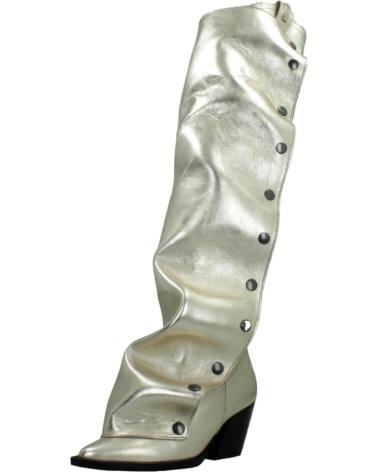 Botas-De-Mujer-YELLOW-BOTAS-MUJER-MODELO-GLADIS-COLOR-ORO-CHAMPAN