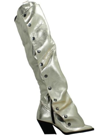 Botas-De-Mujer-YELLOW-BOTAS-MUJER-MODELO-GLADIS-COLOR-ORO-CHAMPAN
