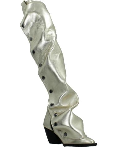 Botas-De-Mujer-YELLOW-BOTAS-MUJER-MODELO-GLADIS-COLOR-ORO-CHAMPAN