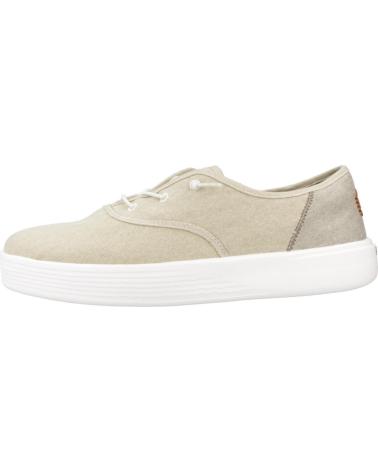 Zapatos de Hombre HEY DUDE INFORMALES HOMBRE MODELO CONWAY CRAFT LINEN COLOR BLANCO WHI WHITE