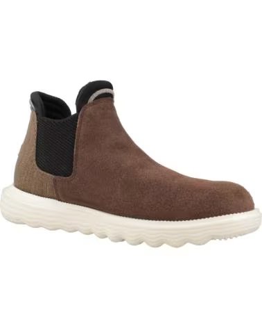 Stivaletti per Donna HEY DUDE BRANSON BOOT HD40389-21Q IN CAMOSCIO COLORE MARRONE COFFEE