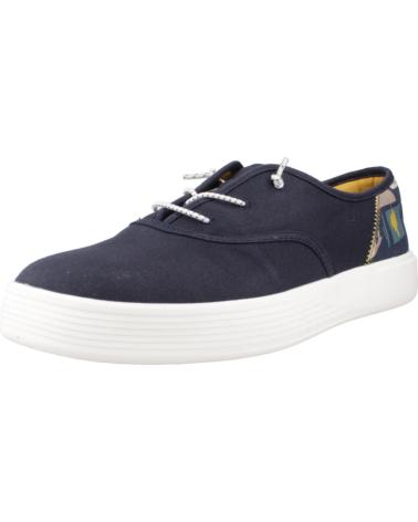 Zapatos de Hombre HEY DUDE INFORMALES HOMBRE MODELO CONWAY DESERT COLOR AZUL NAVY