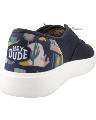 Zapatos de Hombre HEY DUDE INFORMALES HOMBRE MODELO CONWAY DESERT COLOR AZUL NAVY