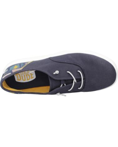 Zapatos de Hombre HEY DUDE INFORMALES HOMBRE MODELO CONWAY DESERT COLOR AZUL NAVY