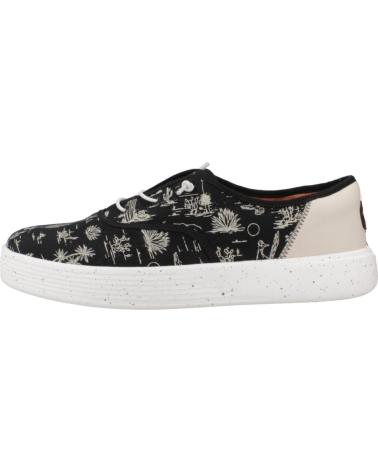 Zapatos de Hombre HEY DUDE INFORMALES HOMBRE MODELO CONWAY DESERT COLOR NEGRO BLACK