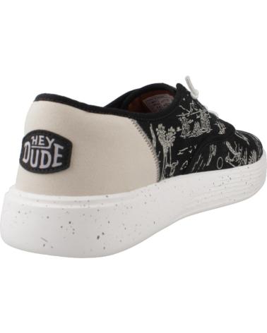 Zapatos de Hombre HEY DUDE INFORMALES HOMBRE MODELO CONWAY DESERT COLOR NEGRO BLACK