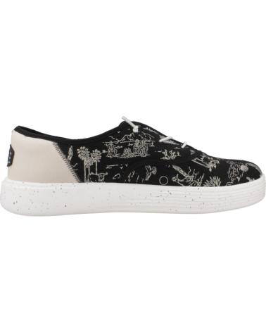 Zapatos de Hombre HEY DUDE INFORMALES HOMBRE MODELO CONWAY DESERT COLOR NEGRO BLACK