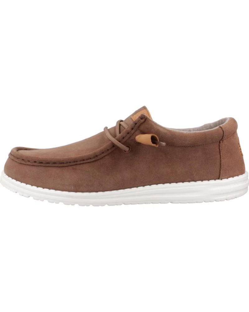 Shoes-De-Hombre-HEY-DUDE-INFORMALES-HOMBRE-MODELO-CRAFT-SUEDE-COLOR-MARRON-BROWN