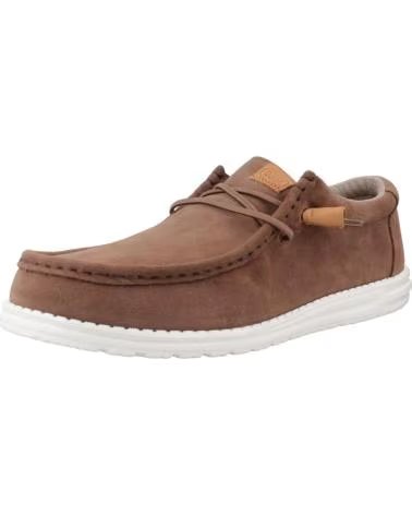 Shoes-De-Hombre-HEY-DUDE-INFORMALES-HOMBRE-MODELO-CRAFT-SUEDE-COLOR-MARRON-BROWN