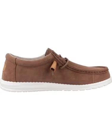 Shoes-De-Hombre-HEY-DUDE-INFORMALES-HOMBRE-MODELO-CRAFT-SUEDE-COLOR-MARRON-BROWN
