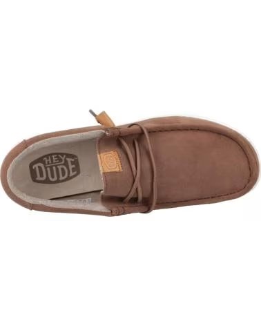 Shoes-De-Hombre-HEY-DUDE-INFORMALES-HOMBRE-MODELO-CRAFT-SUEDE-COLOR-MARRON-BROWN