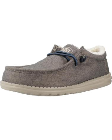 Scarpe-Sport-De-Hombre-HEY-DUDE-ZAPATILLAS-DUDE-EN-COLOR--PARA-MARRON