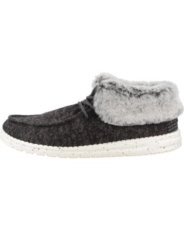 Chaussures pour Femme HEY DUDE ZAPATOS CASUAL MUJER MODELO WENDY FOLD COLOR NEGRO BLACK