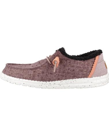 Chaussures pour Femme HEY DUDE ZAPATOS CASUAL MUJER MODELO WENDY WARMTH COLOR BURDEOS PURPL PURPLET