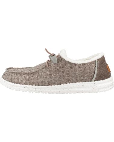 Chaussures pour Femme HEY DUDE ZAPATOS CASUAL MUJER MODELO WENDY WARMTH COLOR MARRON BROWN