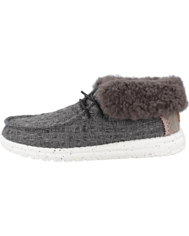 Bottines pour Garçon HEY DUDE BOTAS NINO MODELO BAJO WENDY STITCH COZY COLOR NEGRO BLACK