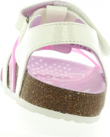 girl Sandals KICKERS 469250-30 MAGIDAYS 33 BLANC-ROSE