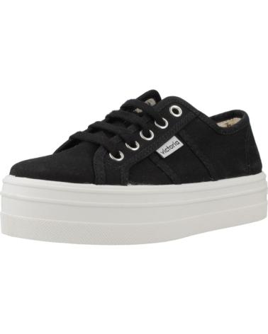 Esportes  de Menina VICTORIA ZAPATILLAS NINA MODELO 109200N COLOR NEGRO