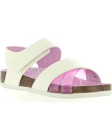 Sandalen für Mädchen KICKERS 469240-30 MAGIWEEK 33 BLANC-ROSE