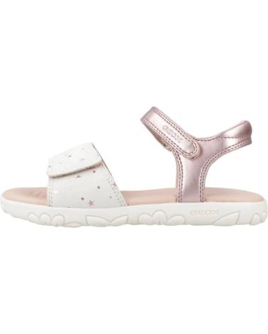 Sandálias de Menina GEOX SANDALIAS NINA MODELO J SANDAL HAITI GIRL COLOR BEIS C8283 C8283