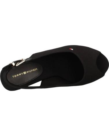 Sandalias de Mujer TOMMY HILFIGER SANDALIAS ICONIC ELENA SLING BACK WEDGE NEGRO
