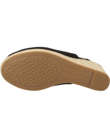 Sandalias de Mujer TOMMY HILFIGER SANDALIAS ICONIC ELENA SLING BACK WEDGE NEGRO