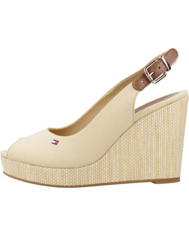 Sandales pour Femme TOMMY HILFIGER SANDALIAS MUJER MODELO ICONIC ELENA SLING BACK COLOR MARRON ACR