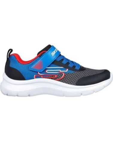 SKECHERS SOLAR SQUAD AZUL E PRETO - MODELO 403879L RYBK AZUL