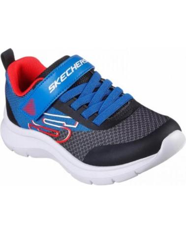 SKECHERS SOLAR SQUAD AZUL E PRETO - MODELO 403879L RYBK AZUL