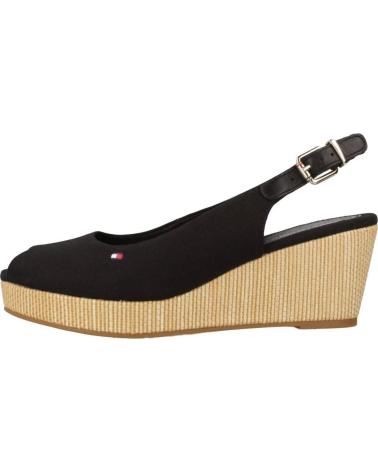 Sandalias de Mujer TOMMY HILFIGER SANDALIAS MUJER MODELO ICONIC ELBA SLING BACK W COLOR NEGRO BDSBLACK