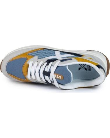 Man Trainers MUNICH ZAPATILLA TIP 35 HOMBRE GRIS 4155035 AZUL