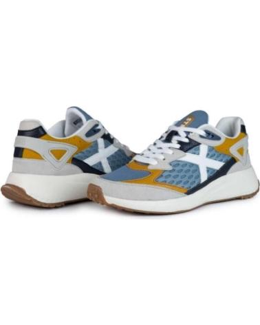 Man Trainers MUNICH ZAPATILLA TIP 35 HOMBRE GRIS 4155035 AZUL
