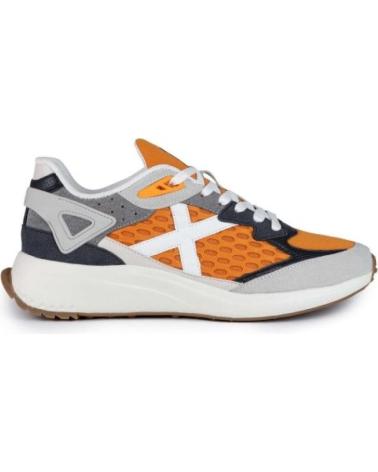 Sportivo per Uomo MUNICH ZAPATILLA TIP 38 HOMBRE GRIS 4155038 NARANJA