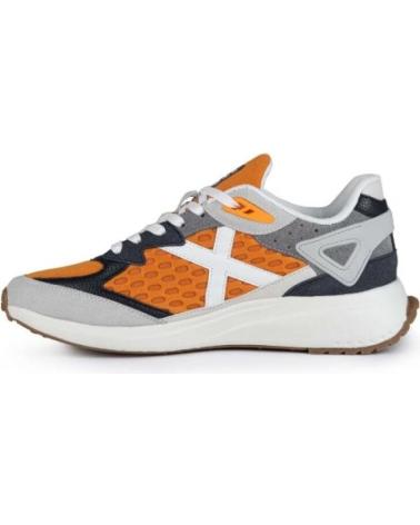 Sportivo per Uomo MUNICH ZAPATILLA TIP 38 HOMBRE GRIS 4155038 NARANJA