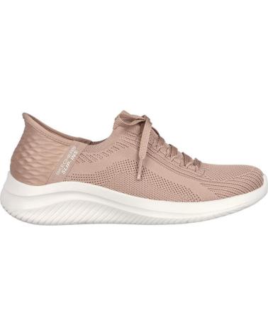 SKECHERS ULTRA FLEX 3.0 BRILLIANT PATH SLIP-INS 149710-WHT - CALÇADO BRANCO BLANCO