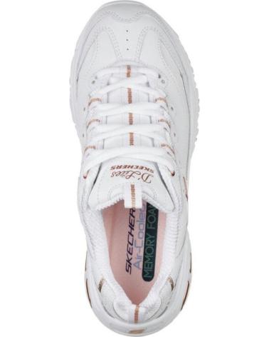 SKECHERS ZAPATILLAS MUJER MODELO DLITES - FRESH START COLOR BLANCO WT WTRG