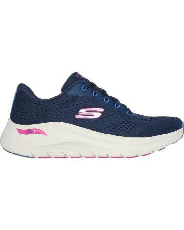 SKECHERS ARCH FIT 2.0 BIG LEAGUE 150051-NVMT AZUL MARINHO AZUL MARINO