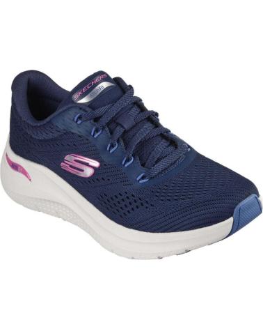 SKECHERS ARCH FIT 2.0 BIG LEAGUE 150051-NVMT AZUL MARINHO AZUL MARINO