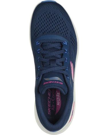 SKECHERS ARCH FIT 2.0 BIG LEAGUE 150051-NVMT AZUL MARINHO AZUL MARINO