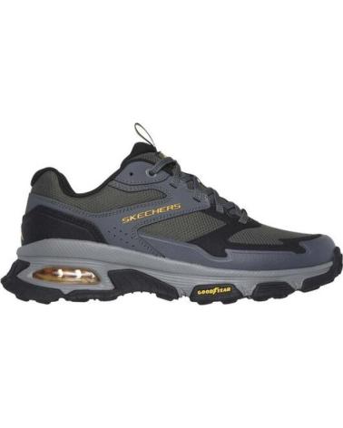SCARPE CASUAL UOMO SKECHERS SKECH-AIR ENVOY 237553-GNBK GRIGIO NERO GRI