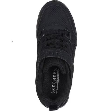 SKECHERS UNO LITE ECHO SURGE BBK SNEAKERS NERE BBK