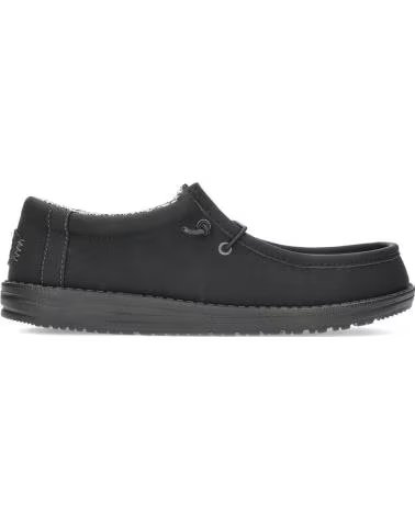 HEY DUDE MOCASINS WALLY CLASSIC 41894 HD41894-070 NOIR HOMME BLACKCHARCOAL